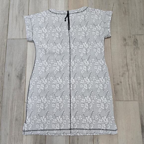 Talbots Crewneck Casual Confortable Short Sleeve Femenine Mini Dress M Casual - Picture 13 of 13